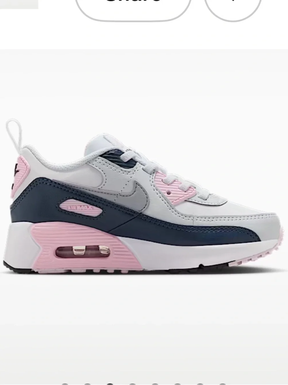 Nike Air Max 90 Girls' Grade School Sz1